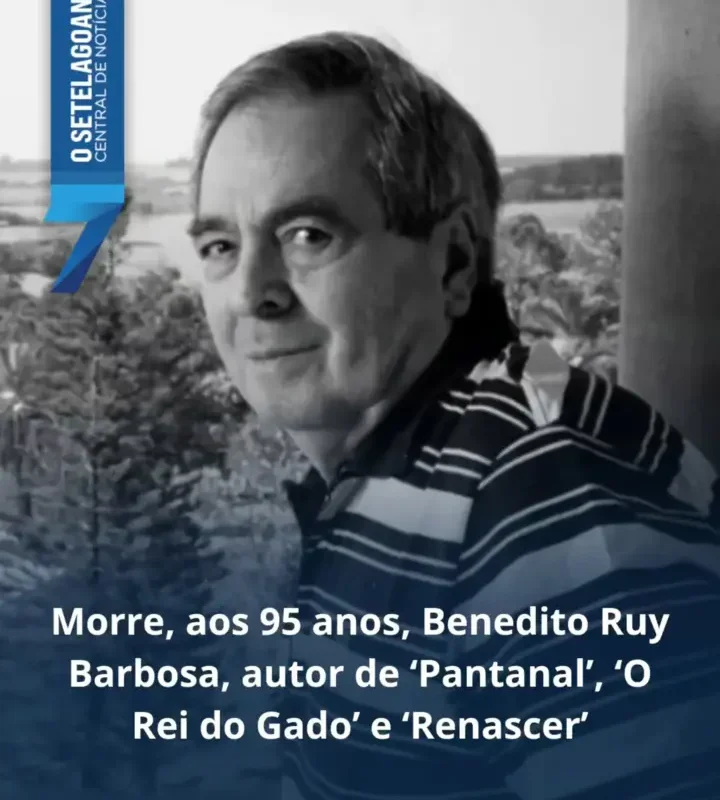 Morre aos 95 anos o escritor Benedito Ruy Barbosa, autor de Pantanal e O Rei do Gado