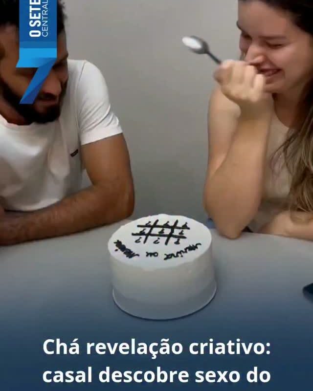 Casal usa jogo da velha para revelar sexo do bebê no Tocantins