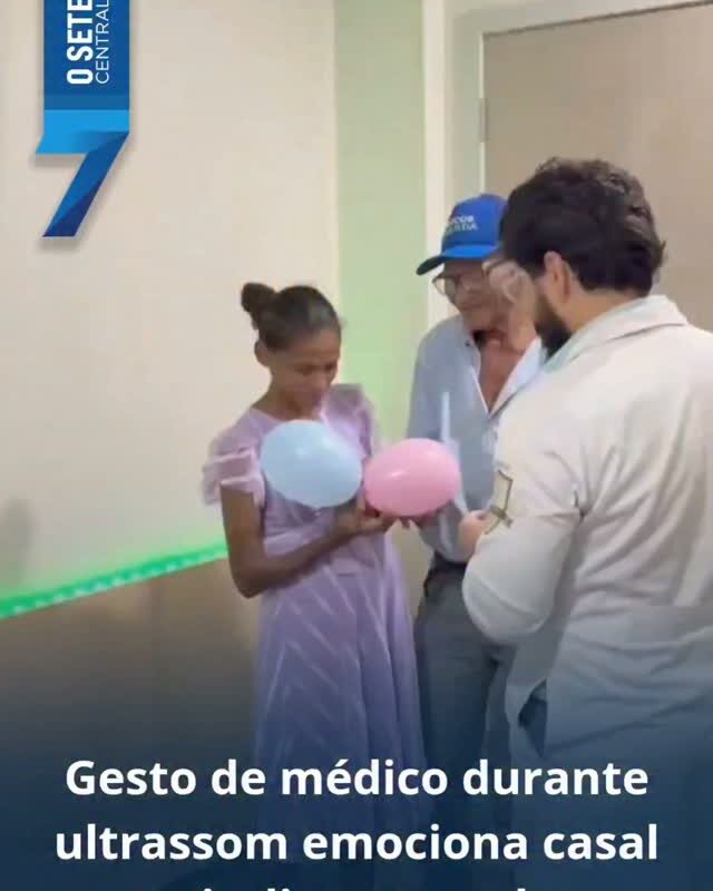 Médico transforma ultrassom em chá revelação e emociona casal