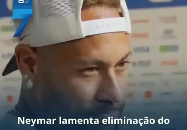 Neymar lamenta eliminação do Brasil na Copa: “Sentimento de tristeza”